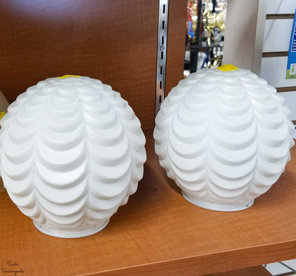 vintage glass light globes