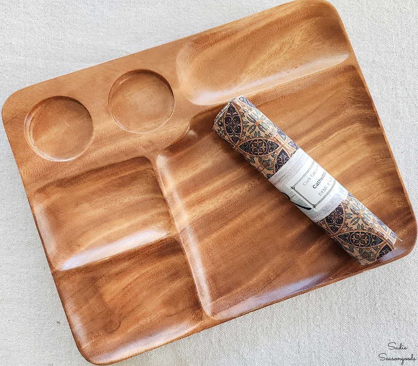 craft project with cork fabric