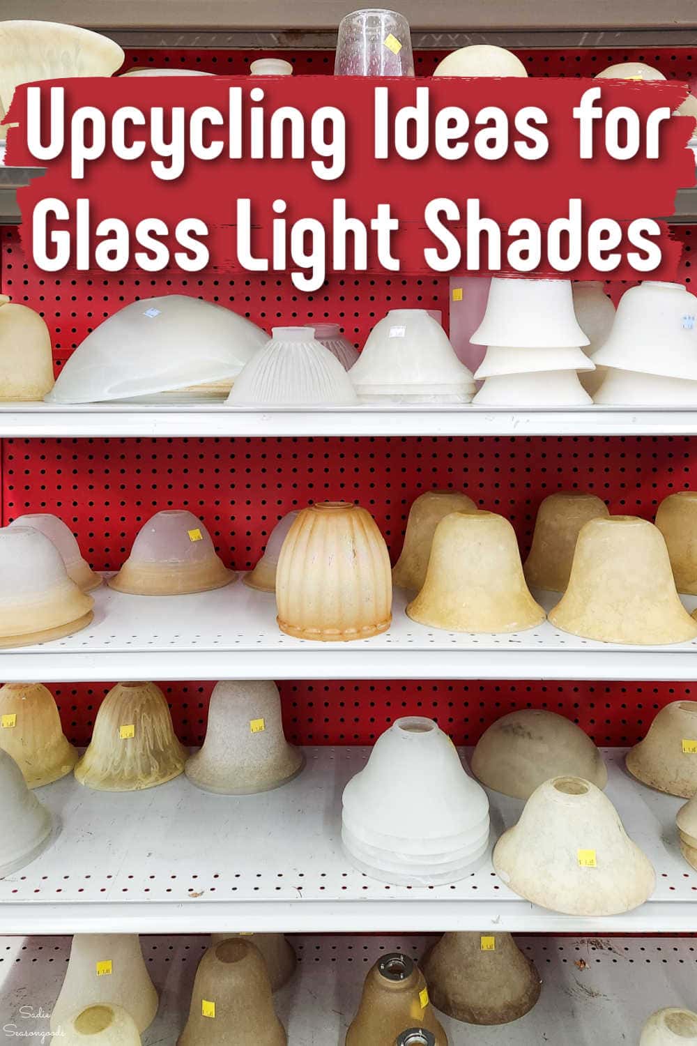 craft ideas for glass light shades