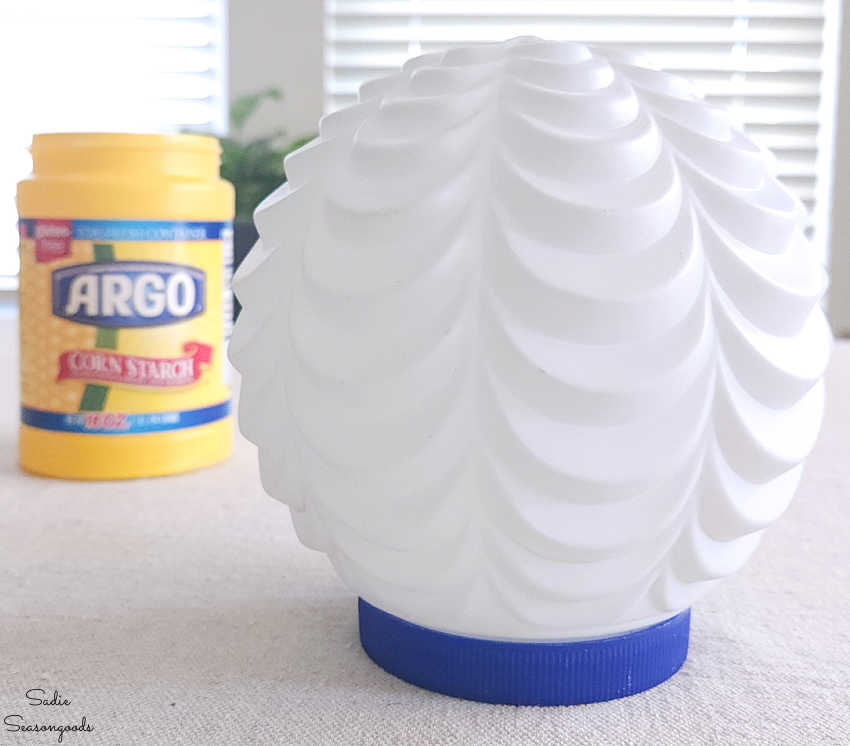 recycled base for a diy lantern