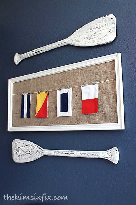 maritime flag wall art
