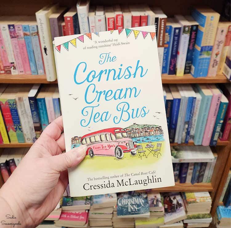 women's contemporary fiction in a used bookstore