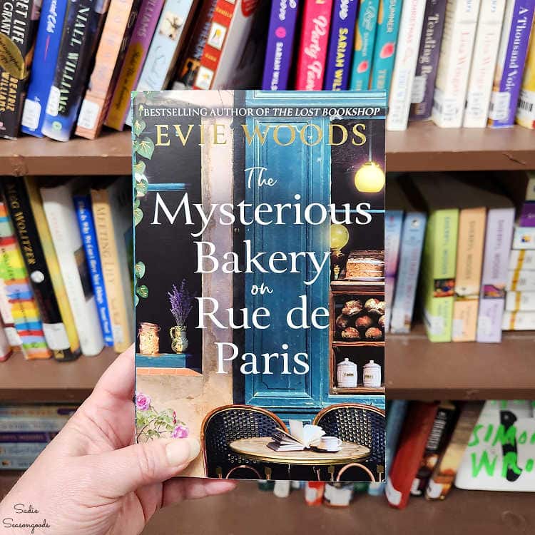 evie woods title at a used bookstore