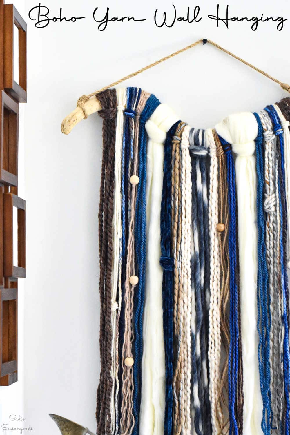 diy yarn wall hanging