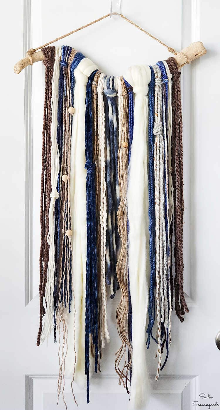 scrap yarn craft project