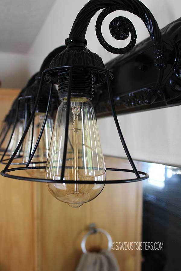 updated bathroom lights