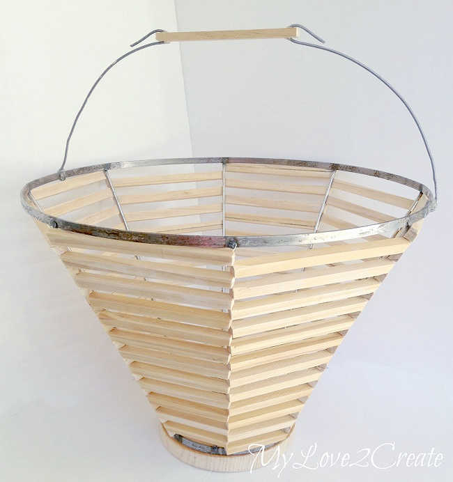 diy wooden basket