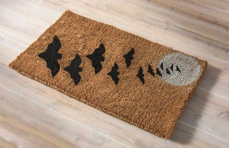 spooky halloween doormat diy