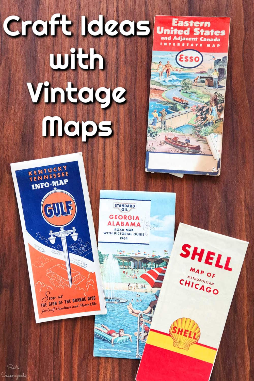 upcycling ideas for old maps